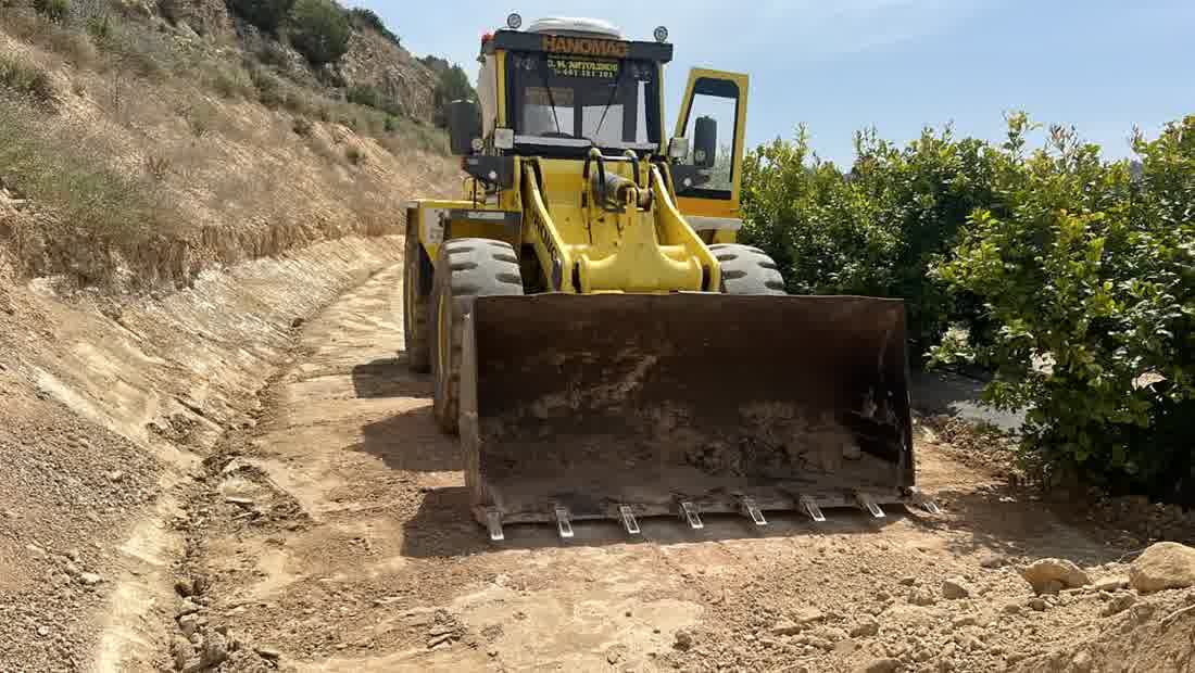 Excavadora trabajando